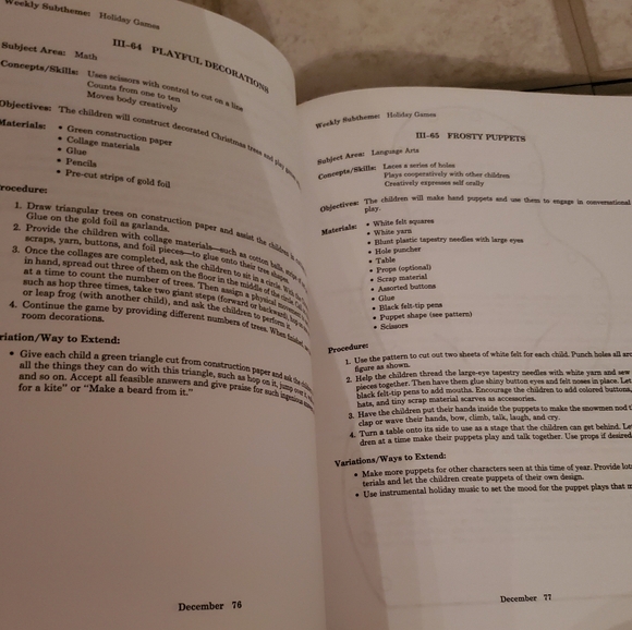 Books preschool curriculum year round activities 3 books in set ..age 2, 3, 4 - Picture 6 of 13